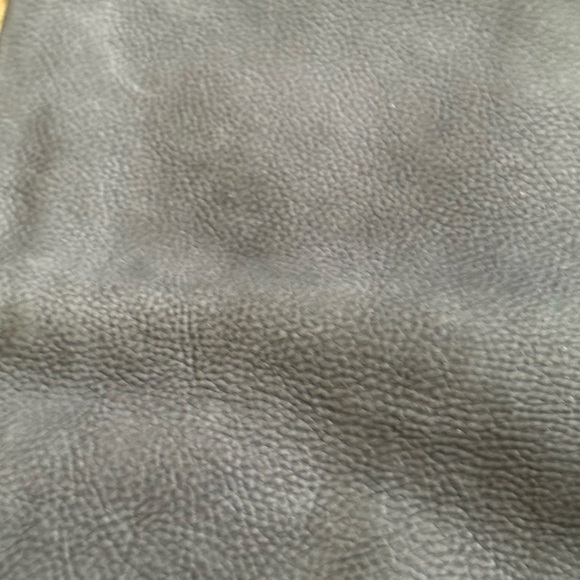 CLARE V. Los Angeles Anthropologie casual Navy blue suede clutch handheld purse - Picture 16 of 16